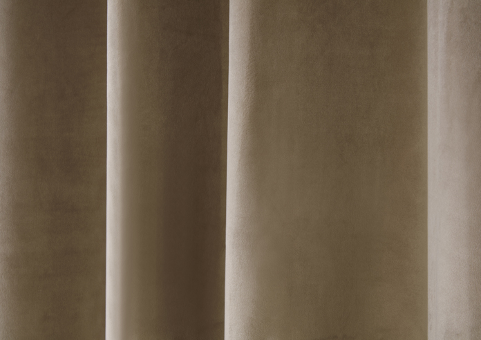 Casa (Blackout) Eyelet, Mocha - Ready Made Curtains - Image 5
